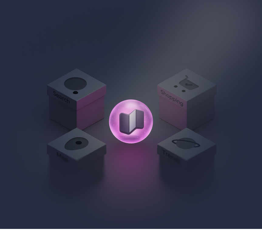 Ilustración de la API SERP de Google