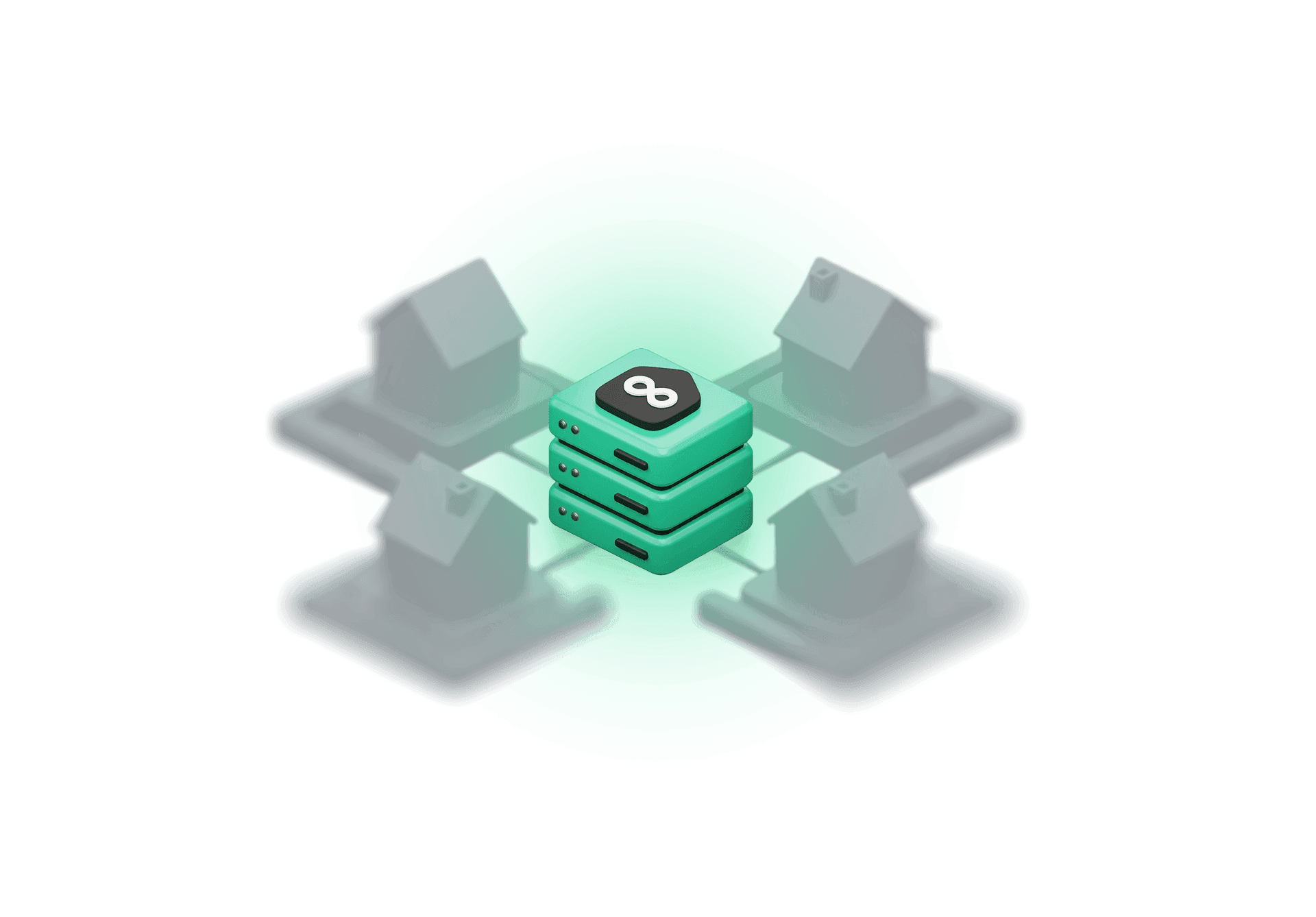 Ilustración de proxies residenciales ilimitados